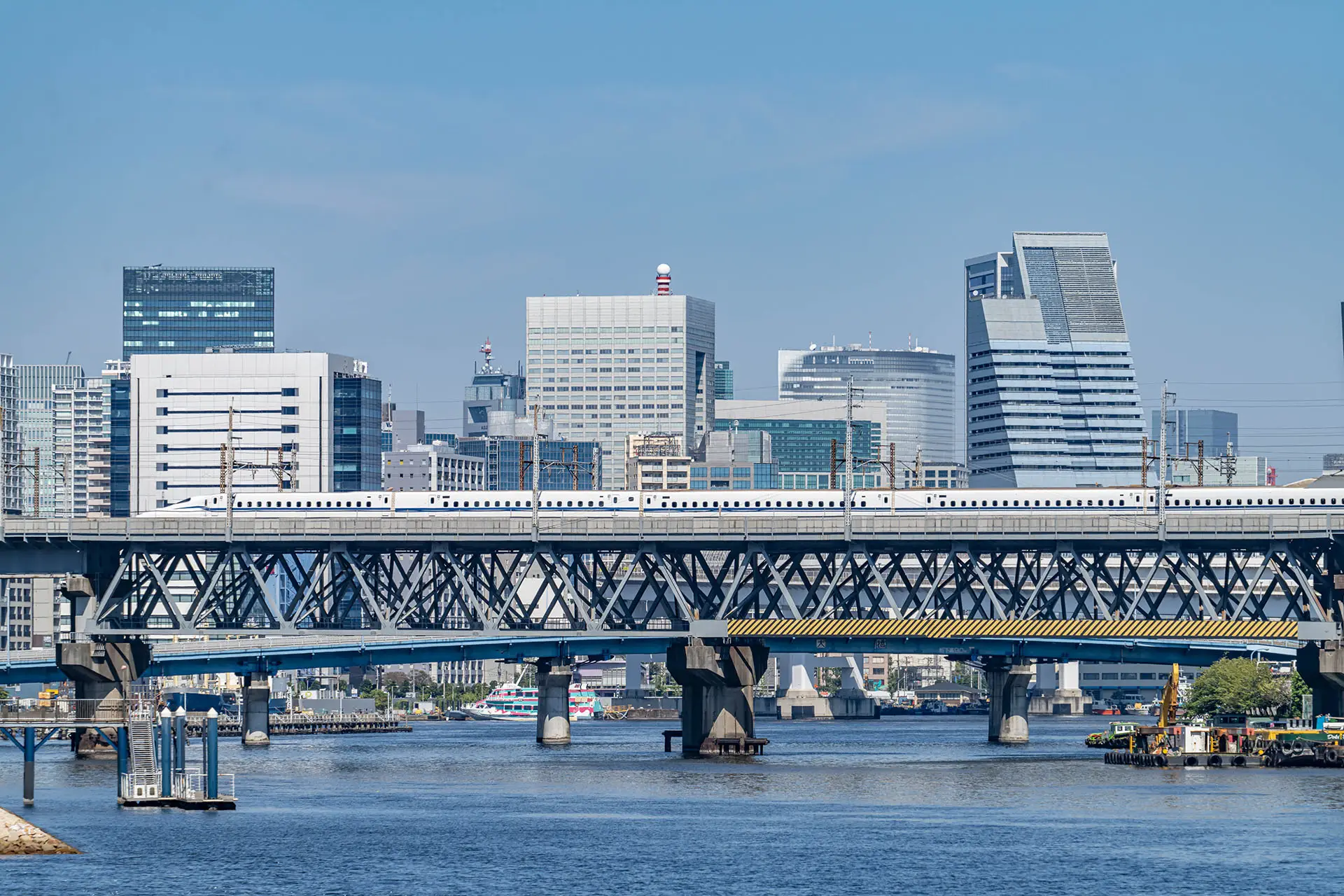 Bullet train in Tokyo