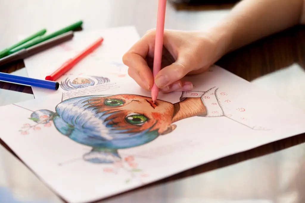 Personal drawing anime character