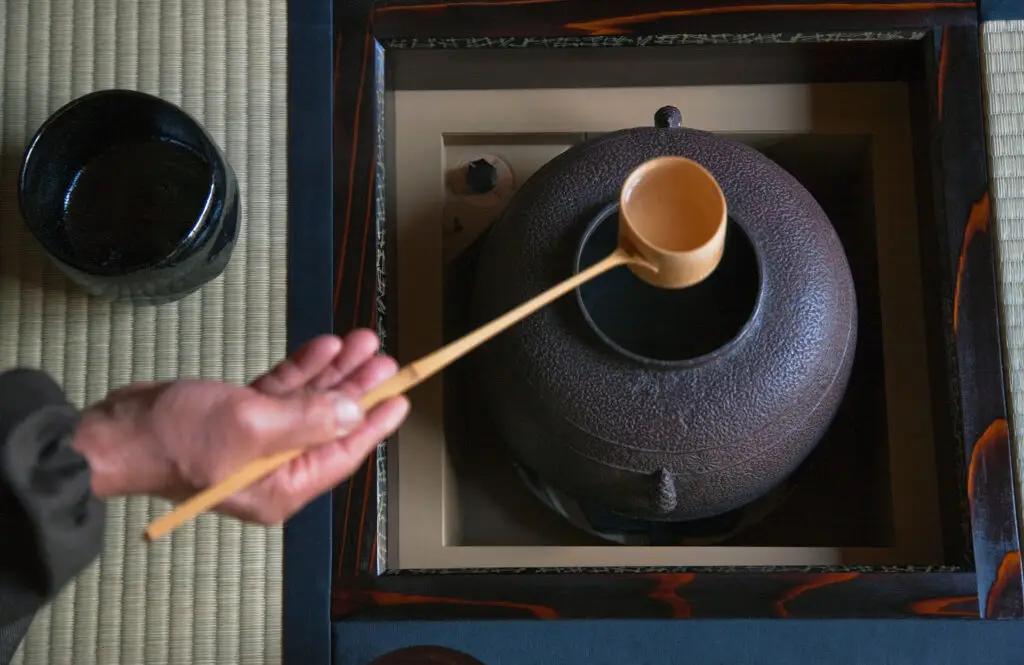 Person making tea