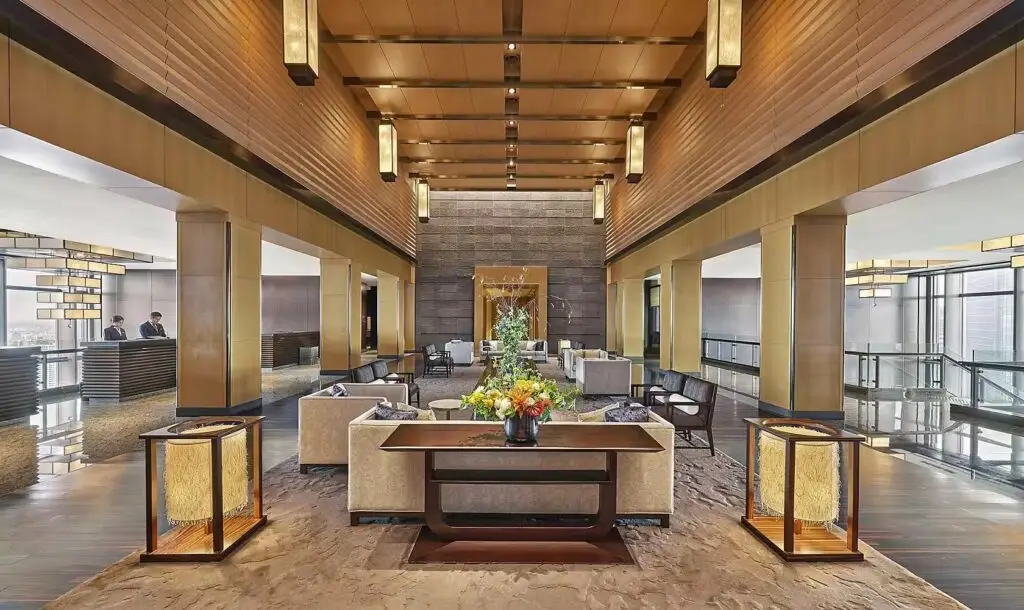 Hotel lobby